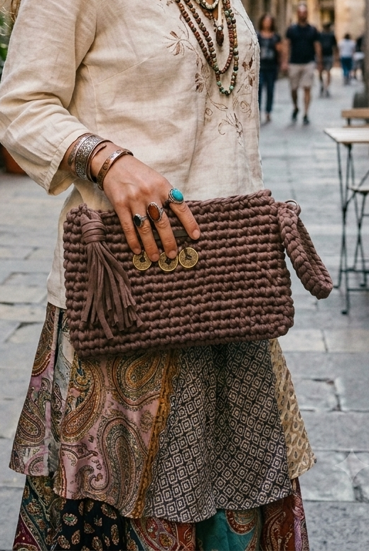 Los bolsos y complementos de trapillo de SIMBARU