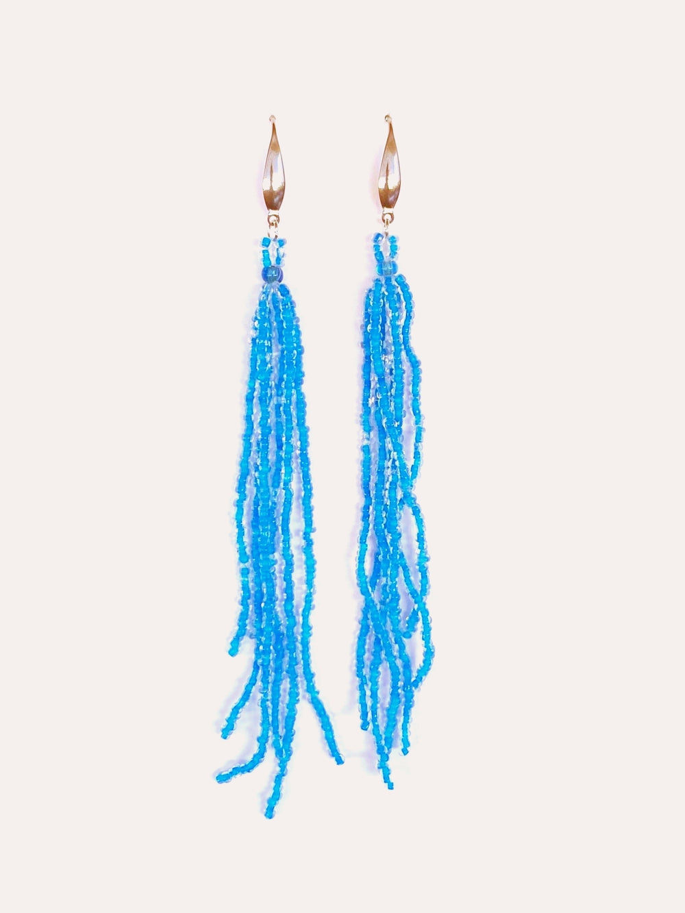 Pendientes Bahamas azul cristal