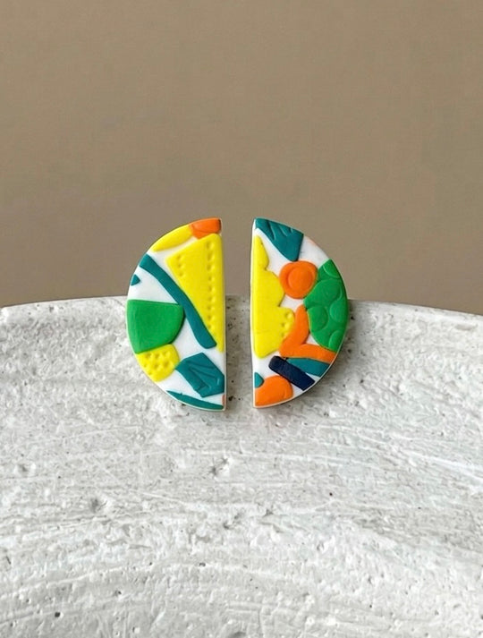 Pendientes boton Andra Spring
