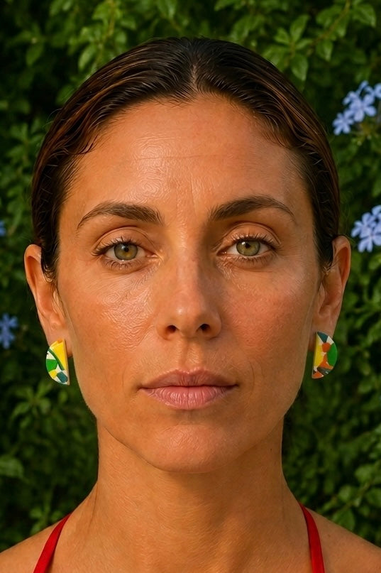 Pendientes boton Andra Spring