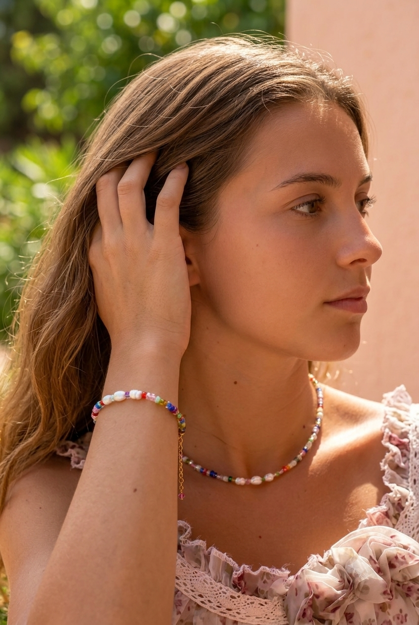 Conjunto Malé / Collar + Pulsera